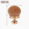 Rose Gold Handle Brown Bristle