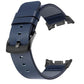 Classic Leather Watch with Metal Connector Leather Strap
