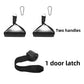 Two exercise handles with a door anchor for the TPE resistance band