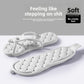 Foldable EVA slipper with a padded instep strap across a quilted pillow soft footbed
