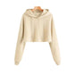 Cropped Hoodie Jogger Lounge Set