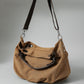 Canvas Tote Bag (Retro Brown) | close up material texture