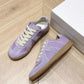 Unisex Casual Flat Shoes | scale reference with hand