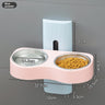 Adjustable Height / Blue Pink Adjustable Bowl