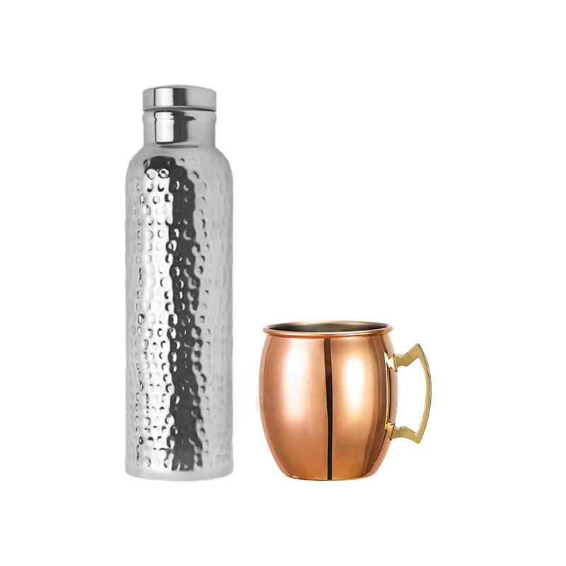 Handmade Hammered Stainless Steel | travel ready setup