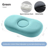 Round Hole Pillow Green