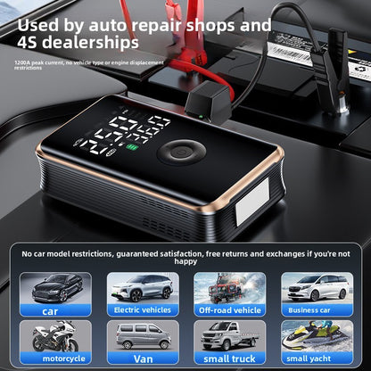 Car Jump Starter with Air Compressor and Power Bank