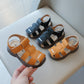 Baby Open-Toe Woven Sandals | side profile angle shot