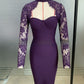 Halter neck lace dress worn at a dinner, showing how the skirt falls when moving