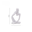 Meditator White Right Thought