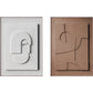 Decorative paintings in an abstract living room