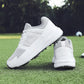 Mens golf shoe spikeless outsole with a molded rubber nub pattern for grip