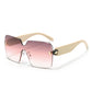 Shield lens sunglasses with polycarbonate arms in one of the seven colourways