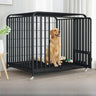 Black Triple-Side Square Tube / 95x65x85 cm | 37x26x33 in