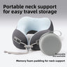 Gray Adult / Neck Pillow with Cloth Storage Box