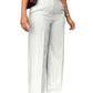 High waist straight leg pant worn during a light training session
