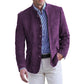 Men's casual suede trench coat