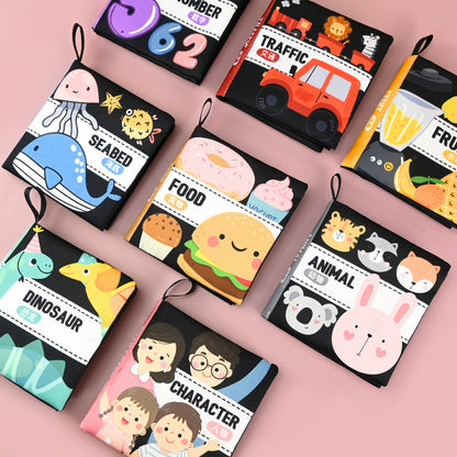 Tear-Resistant Baby Cloth Books Set | front view product detail