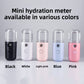 Row of nano facial misters in black, white, light pink, blue and pink colours