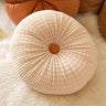 Throw Pillow / Beige Textured Zafu