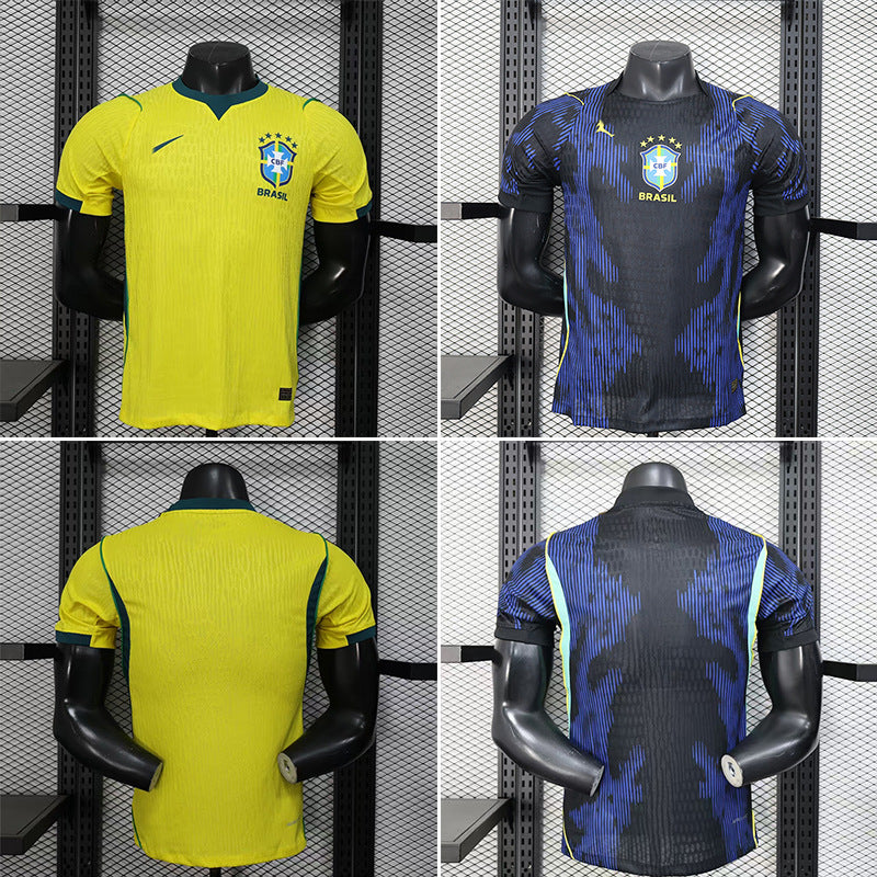 Brazil Football Team Jersey | side profile detail