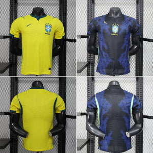 Brazil football team jersey side profile showing the relaxed short sleeve cut