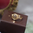 Honey Quartz Face Ring