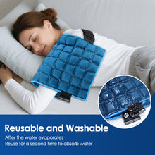 Reusable Hot and Cold Compress Wrap with Elastic Straps, Pad, Shoulder or Knee