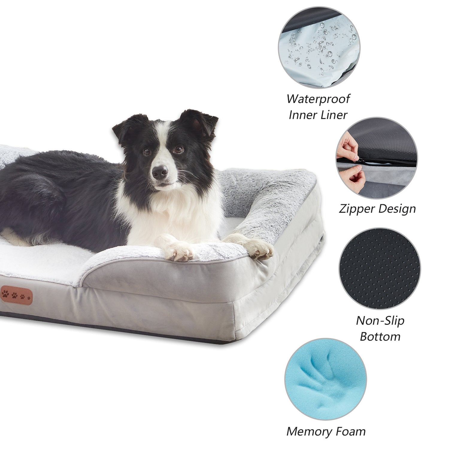 Removable Memory Foam Pet Bed | styled with daily outfit