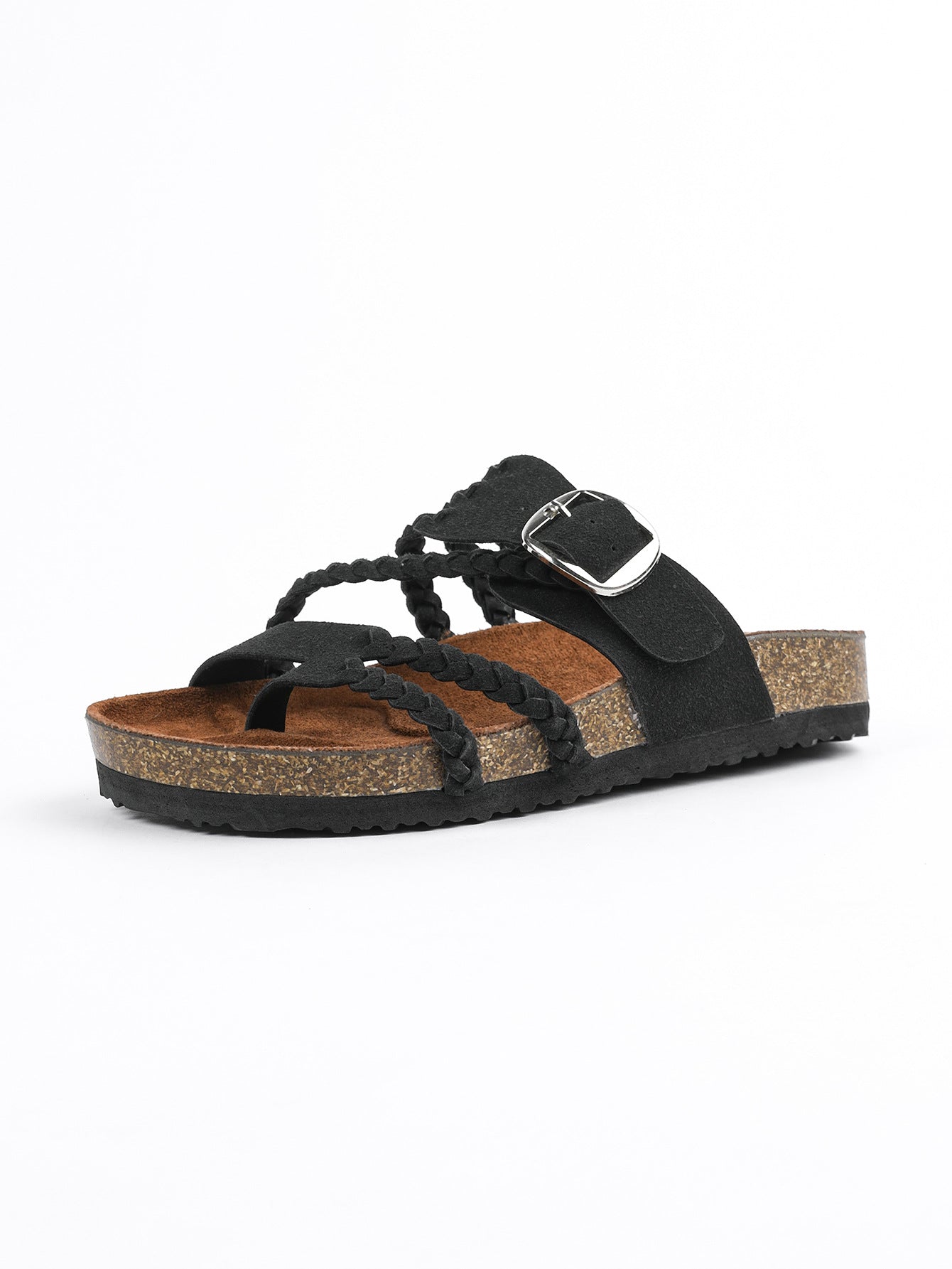 Adjustable Buckle Woven Sandals | natural light lifestyle