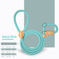 Brown rope slip lead formed into the neck loop that slides over the dog's head