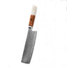 White handle kitchen knife
