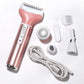 White grooming kit eyebrow trimmer head shown close up with a narrow blade