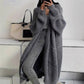 Over-the-knee sweater cardigan
