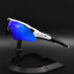 Angled hero shot of TR90 interchangeable lens sports sunglasses