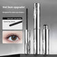 Front view of waterproof curling mascara tube standing upright