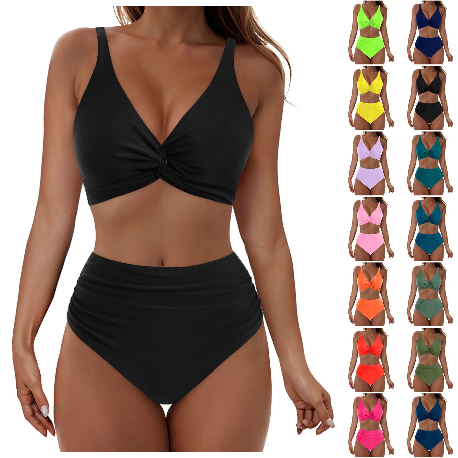 Women's Vest Strap Two Piece | side profile detail
