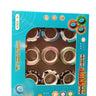 9-Anillos Daisy NegroGraffiti AzulBlanco