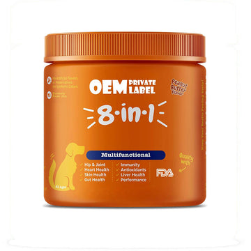 Pet 8-in-1 Multivitamin Soft Chews for Cats and Dogs