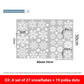 Christmas Snowflake Electrostatic Wall Stickers