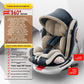 Child car seat in a neutral setting showing the side-impact wings