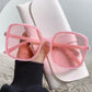 New Large Frame Gradient Sunglasses HD Fashion