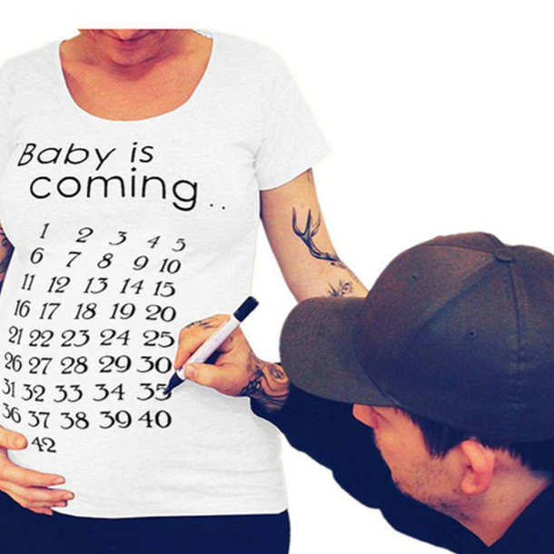White milk silk maternity short sleeve printed tee with side ruching shown for the product range