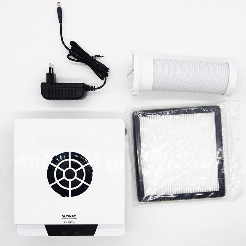 Washable reusable filter core removed from the desktop dust collector