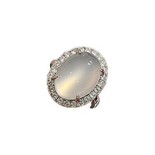 Chalcedon Cabochon Silberring