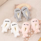 Cute Seal Plush Slippers Indoor Non-Slip Home Warm