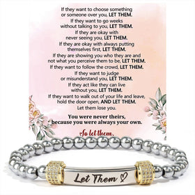 Stainless Steel Engraved Elastic Bracelet