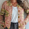 Red Paisley Damask / 3XL | US 18 / EU 48