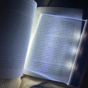 LED Book Light for Reading in Bed,Flat Panel Eye-Caring Bookmark Light,Portable Reading Lamp,Mini Night Light,Car,Travel,Gifts