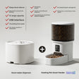 Kit Black BasicFeeder+Waterer
